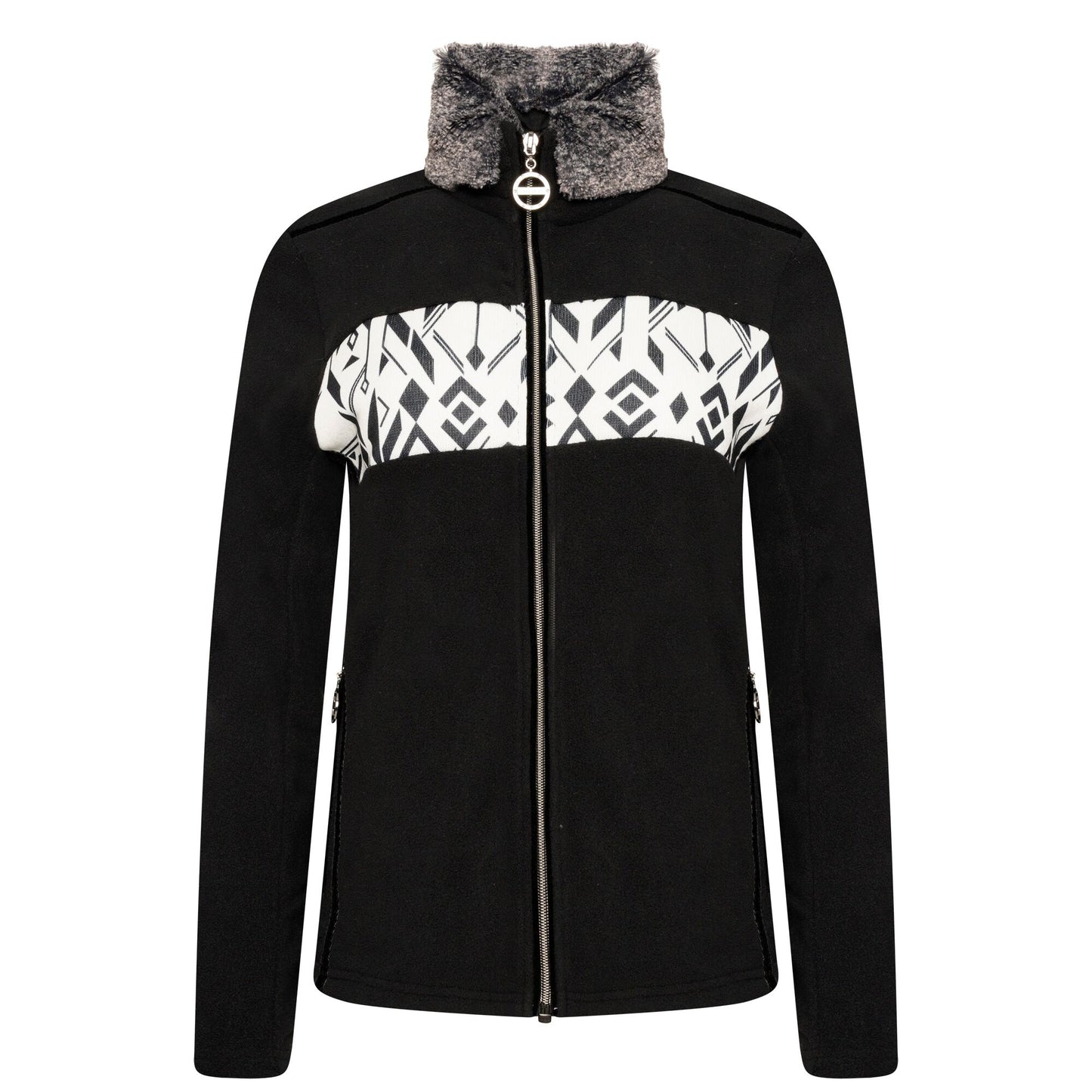 Black - Front - Dare 2B Womens-Ladies Engross II Full Zip Sweatshirt