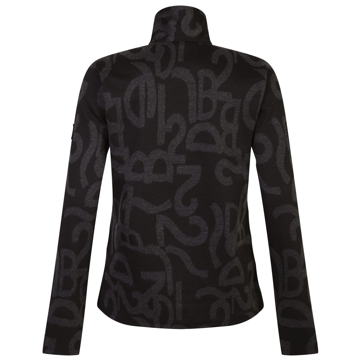 Black-White - Back - Dare 2B Womens-Ladies Glades Graffiti Jacket