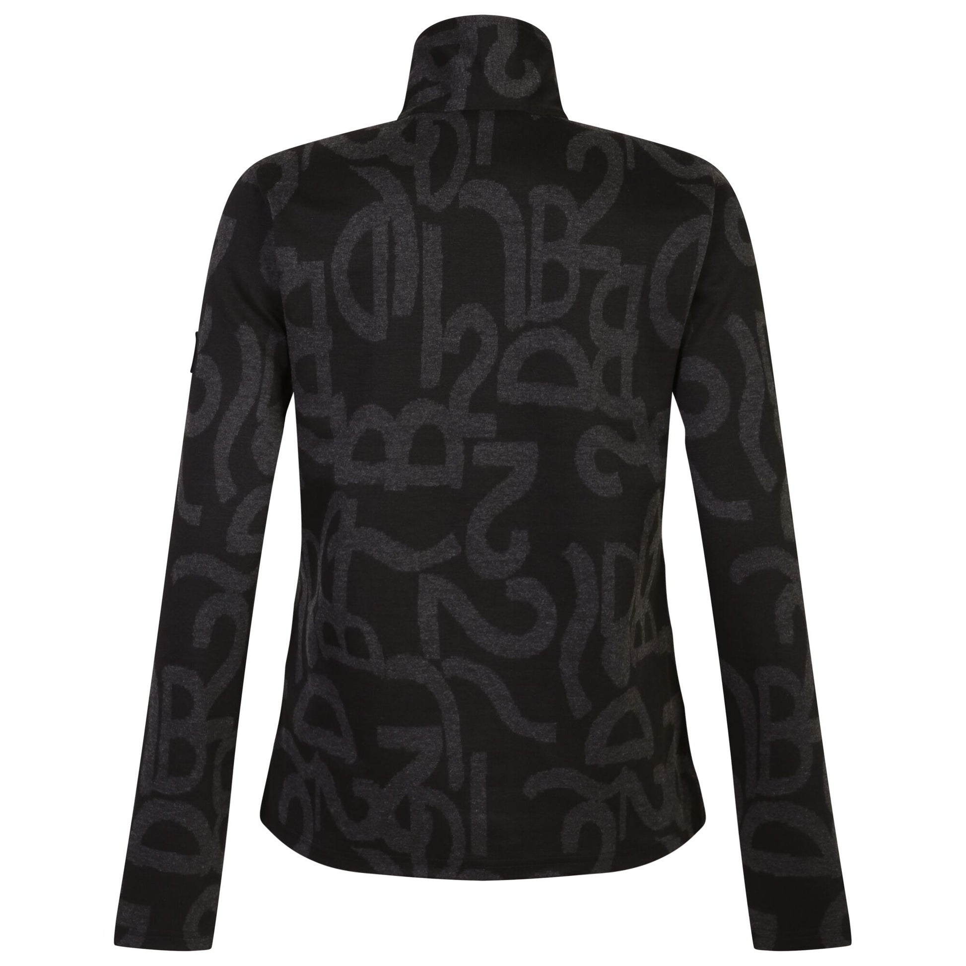 Black-White - Back - Dare 2B Womens-Ladies Glades Graffiti Jacket