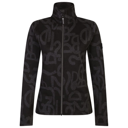 Black-White - Front - Dare 2B Womens-Ladies Glades Graffiti Jacket
