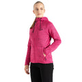 Pure Pink - Front - Dare 2B Womens-Ladies Marl Fleece Jacket