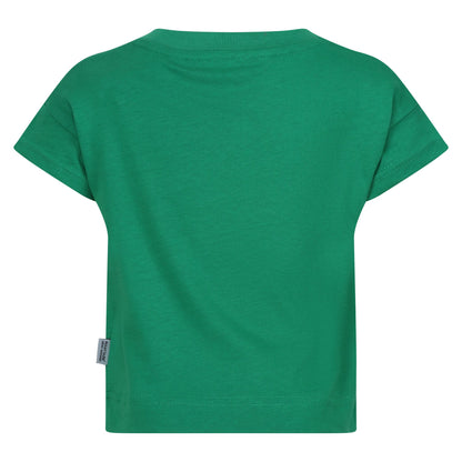 Jellybean Green - Back - Regatta Childrens-Kids Stompy The Dinosaur T-Shirt