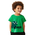 Jellybean Green - Lifestyle - Regatta Childrens-Kids Stompy The Dinosaur T-Shirt