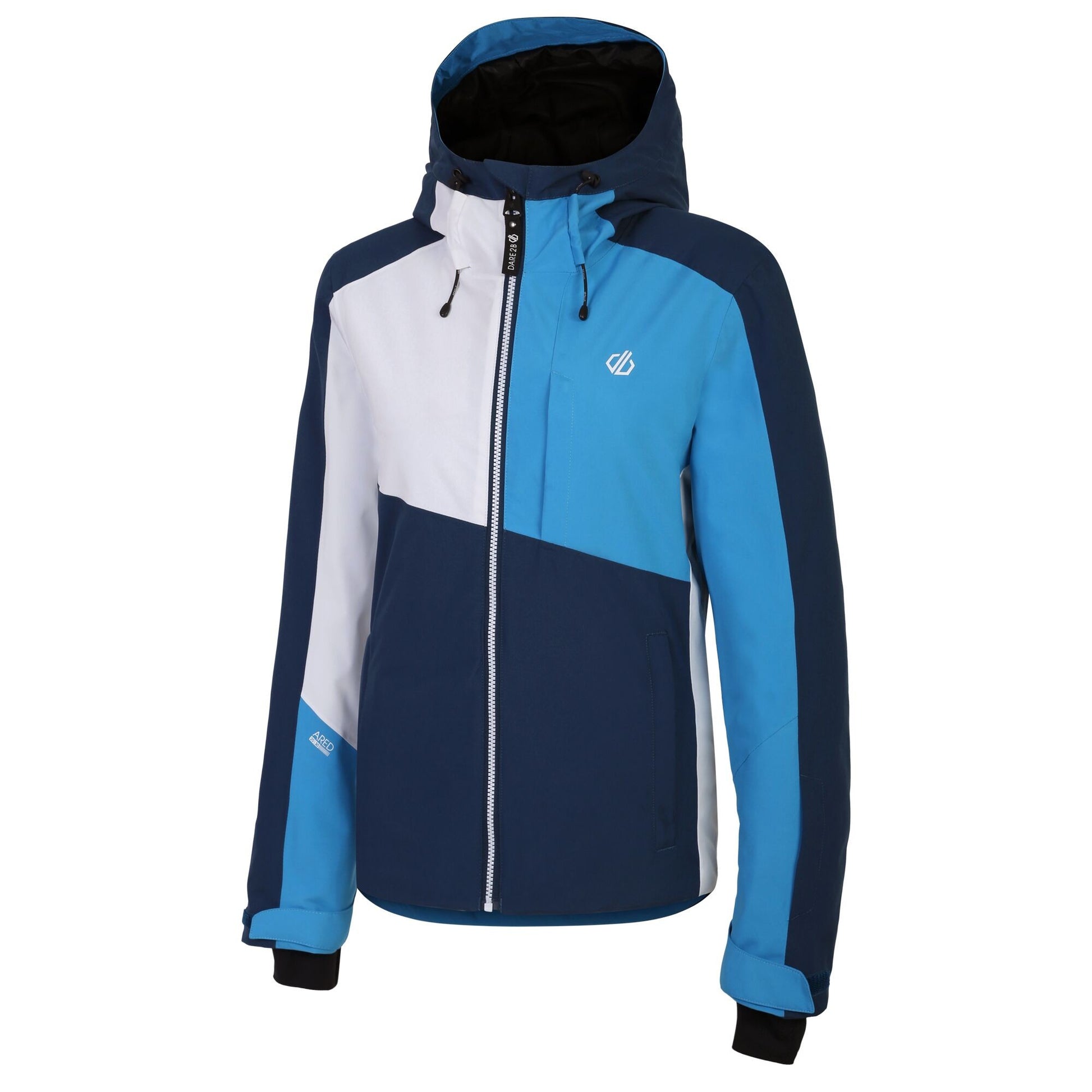 Moonlight Denim-Swedish Blue - Side - Dare 2B Womens-Ladies Chute Ski Jacket