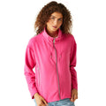 Hot Pink - Lifestyle - Regatta Womens-Ladies Ashlynn Knitted Fleece Jacket