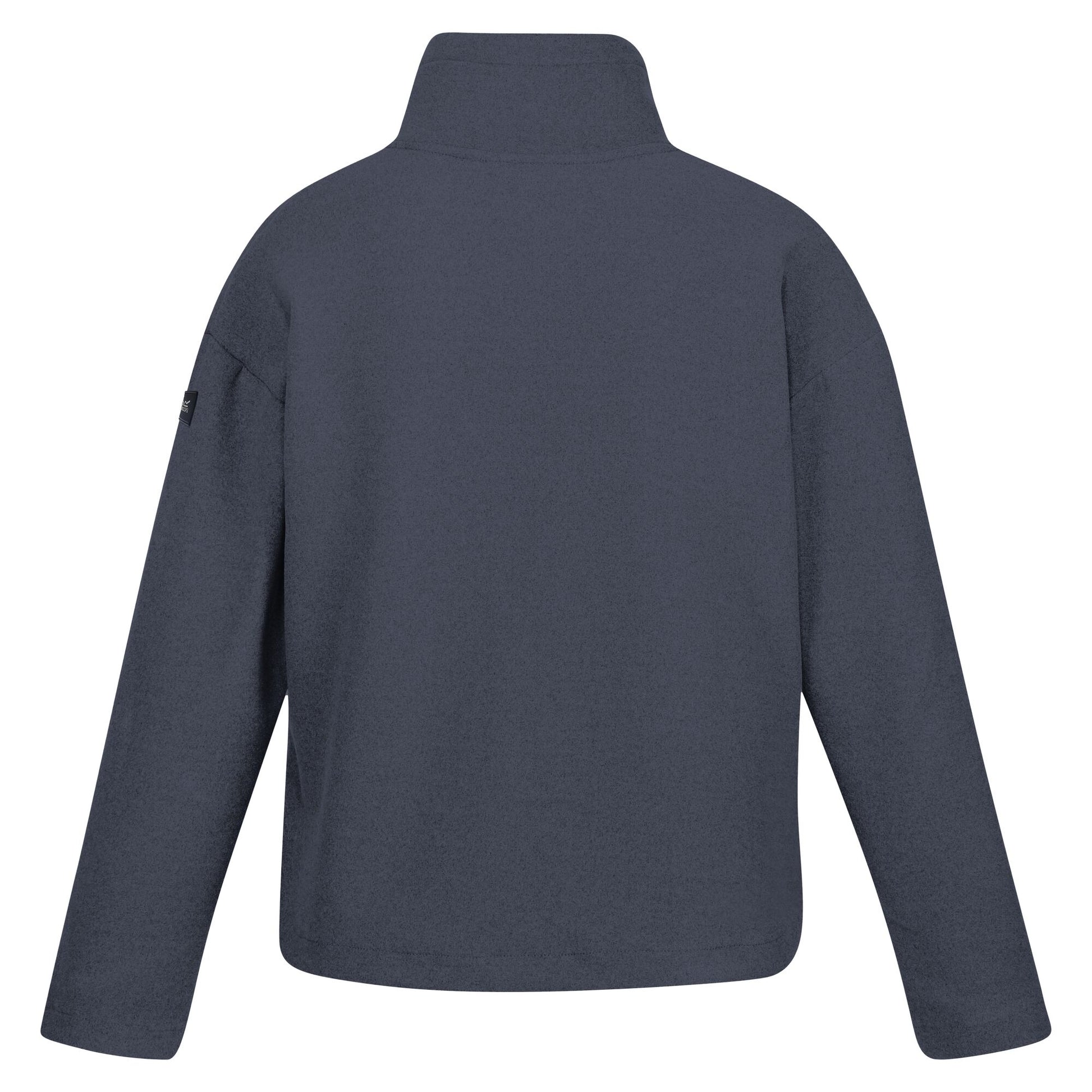 Navy - Back - Regatta Womens-Ladies Ashlynn Knitted Fleece Jacket