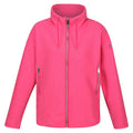 Hot Pink - Front - Regatta Womens-Ladies Ashlynn Knitted Fleece Jacket