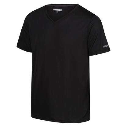 Black - Side - Regatta Mens Fingal V T-Shirt