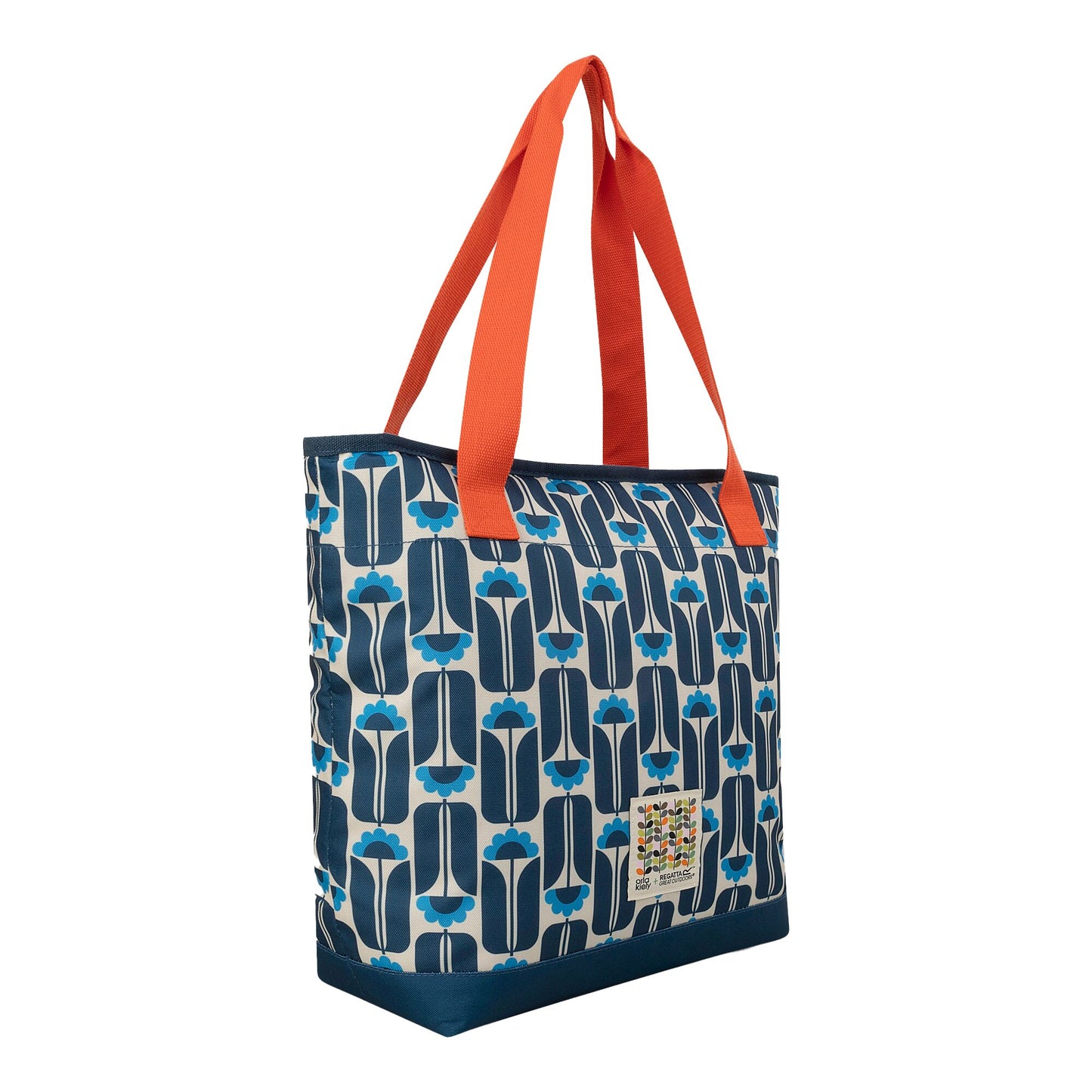 Navy - Front - Regatta Orla Kiely Tall Flowers Cool Bag