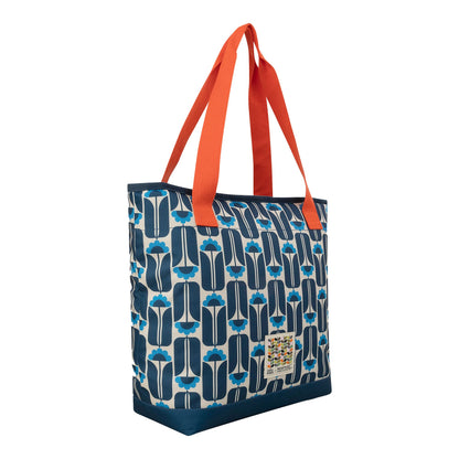 Navy - Front - Regatta Orla Kiely Tall Flowers Cool Bag