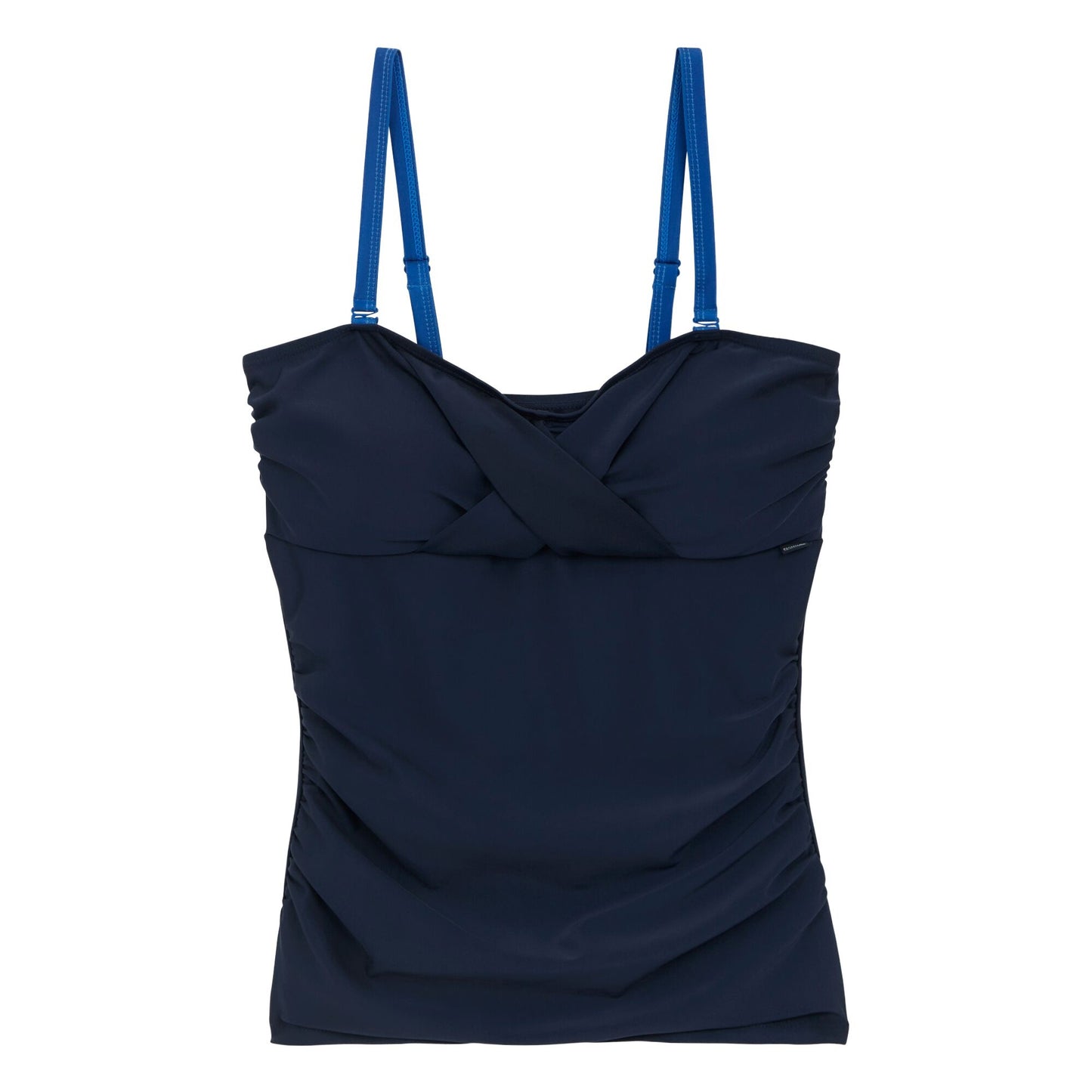 Navy-Brightest Blue - Front - Regatta Womens-Ladies Aceana III Tankini Top