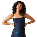 Navy-Brightest Blue - Lifestyle - Regatta Womens-Ladies Aceana III Tankini Top