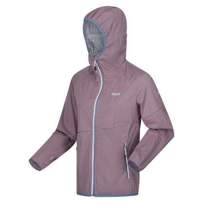 Heather-Coronet Blue - Side - Regatta Womens-Ladies Tarvos VI Waterproof Jacket