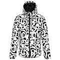 Black-White - Front - Dare 2B Womens-Ladies Society Graffiti Padded Jacket