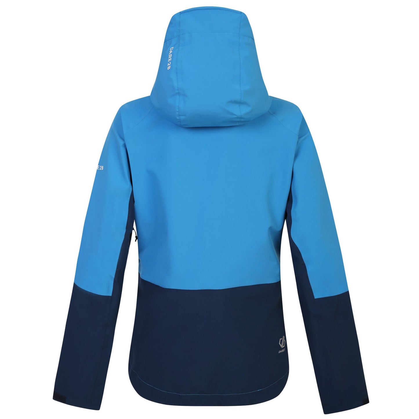 Swedish Blue-Moonlight Denim - Back - Dare 2B Womens-Ladies Excalibar Ski Jacket