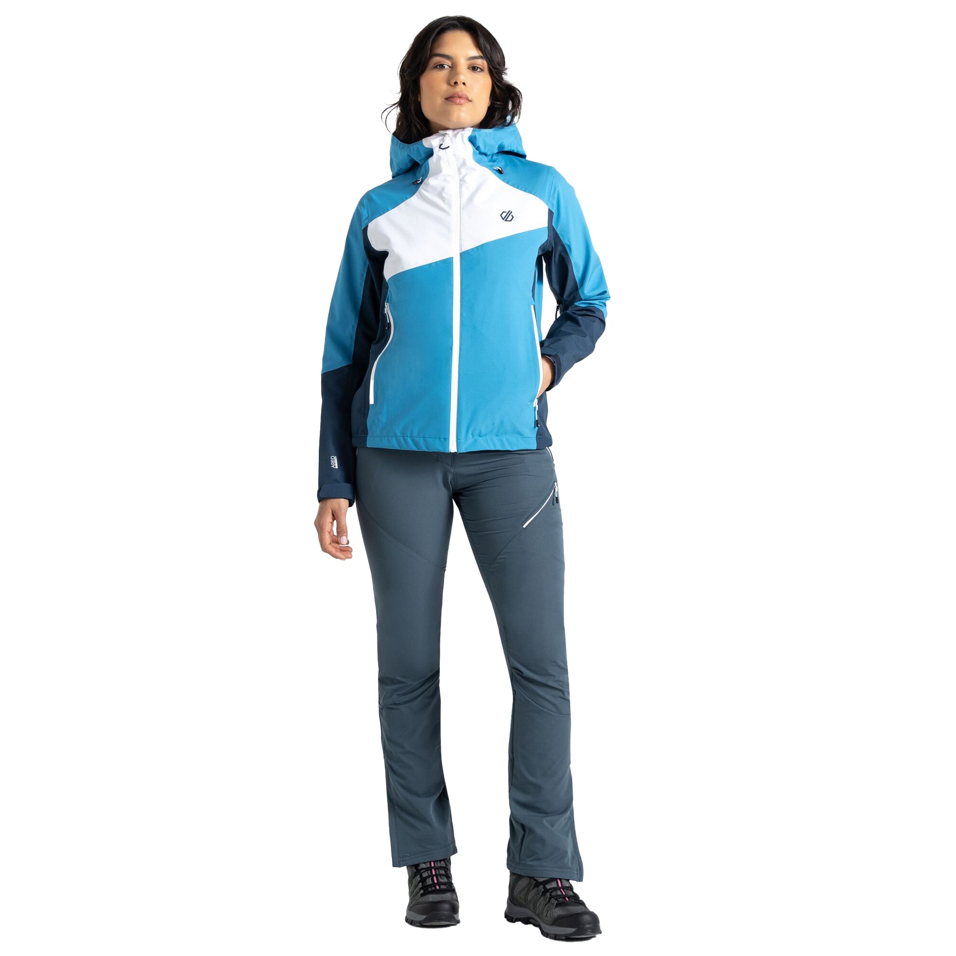 Swedish Blue-Moonlight Denim - Lifestyle - Dare 2B Womens-Ladies Excalibar Ski Jacket