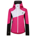 Pure Pink-Black - Front - Dare 2B Womens-Ladies Excalibar Ski Jacket