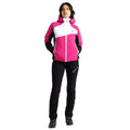 Pure Pink-Black - Lifestyle - Dare 2B Womens-Ladies Excalibar Ski Jacket