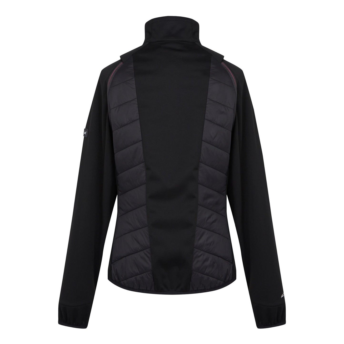 Black-Flamingo Pink - Back - Regatta Womens-Ladies Steren II Hybrid Jacket