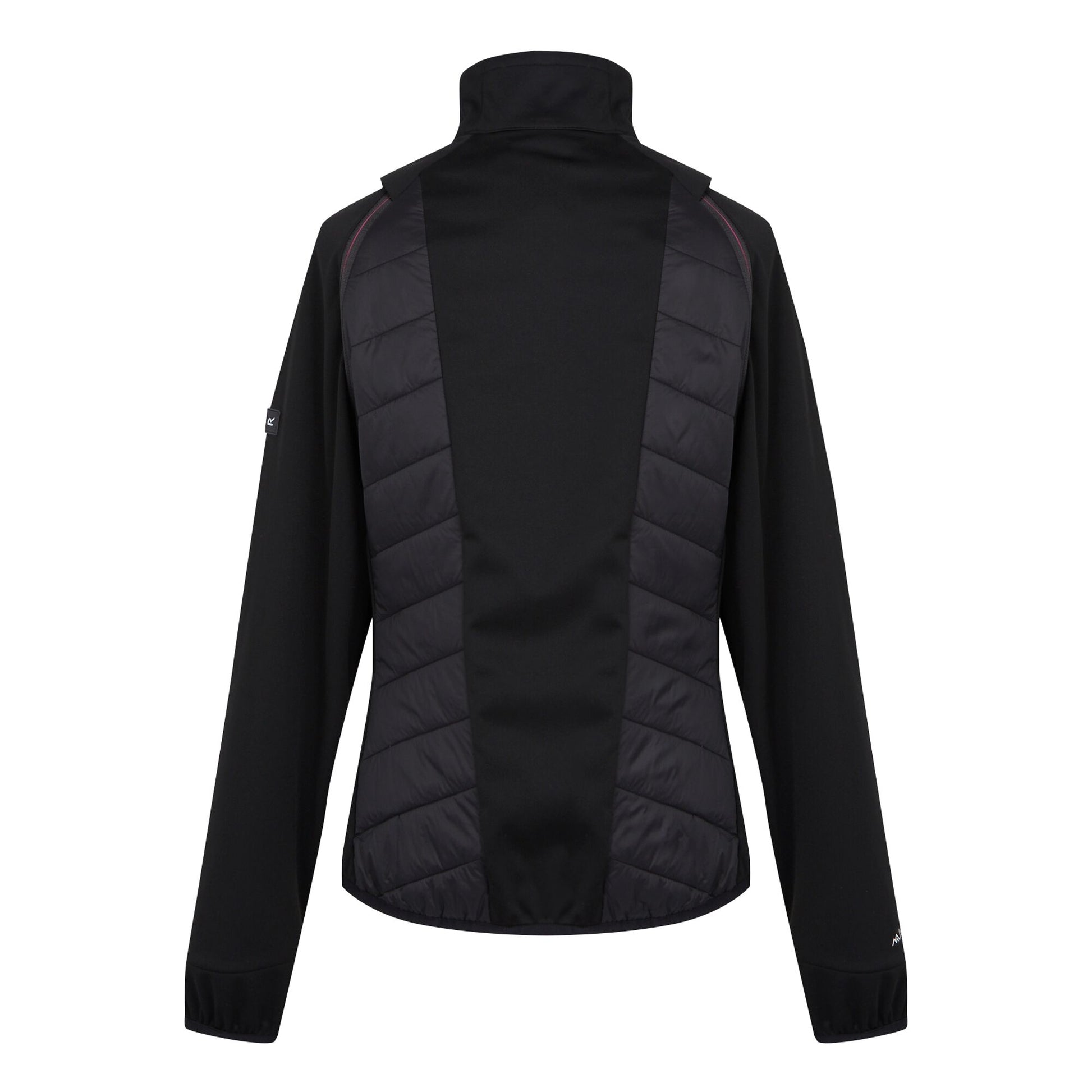 Black-Flamingo Pink - Back - Regatta Womens-Ladies Steren II Hybrid Jacket