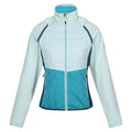 Bleached Aqua-Tahoe Blue - Front - Regatta Womens-Ladies Steren II Hybrid Jacket