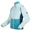 Bleached Aqua-Tahoe Blue - Side - Regatta Womens-Ladies Steren II Hybrid Jacket