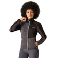Seal Grey-Black - Lifestyle - Regatta Womens-Ladies Lindalla VII Marl Full Zip Fleece Jacket