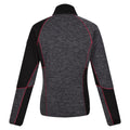 Seal Grey-Black - Back - Regatta Womens-Ladies Lindalla VII Marl Full Zip Fleece Jacket