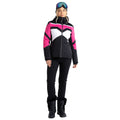 Pure Pink-Black - Lifestyle - Dare 2B Womens-Ladies Rocker Hooded Jacket