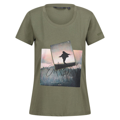 Four Leaf Clover - Front - Regatta Womens-Ladies Filandra VIII Photograph T-Shirt