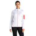 White - Lifestyle - Dare 2B Womens-Ladies Mountain Series Full Zip Fleece Jacket