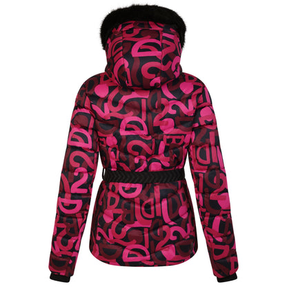Pure Pink - Back - Dare 2B Womens-Ladies Crevasse Ski Jacket