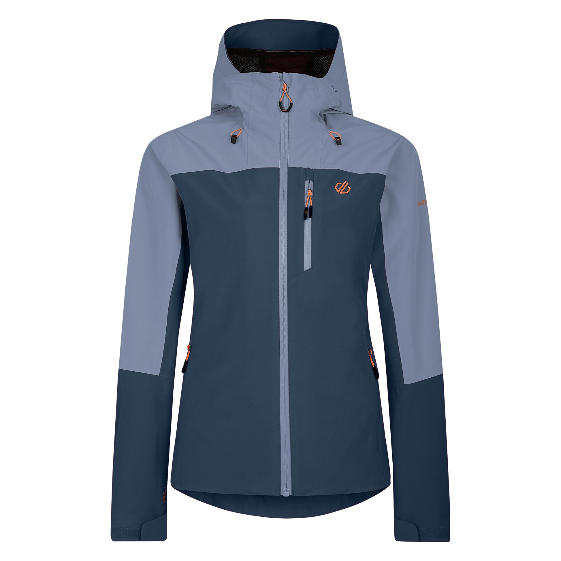 Moonlight Denim-Rainwashed - Front - Dare 2B Womens-Ladies Mountain Series Waterproof Jacket