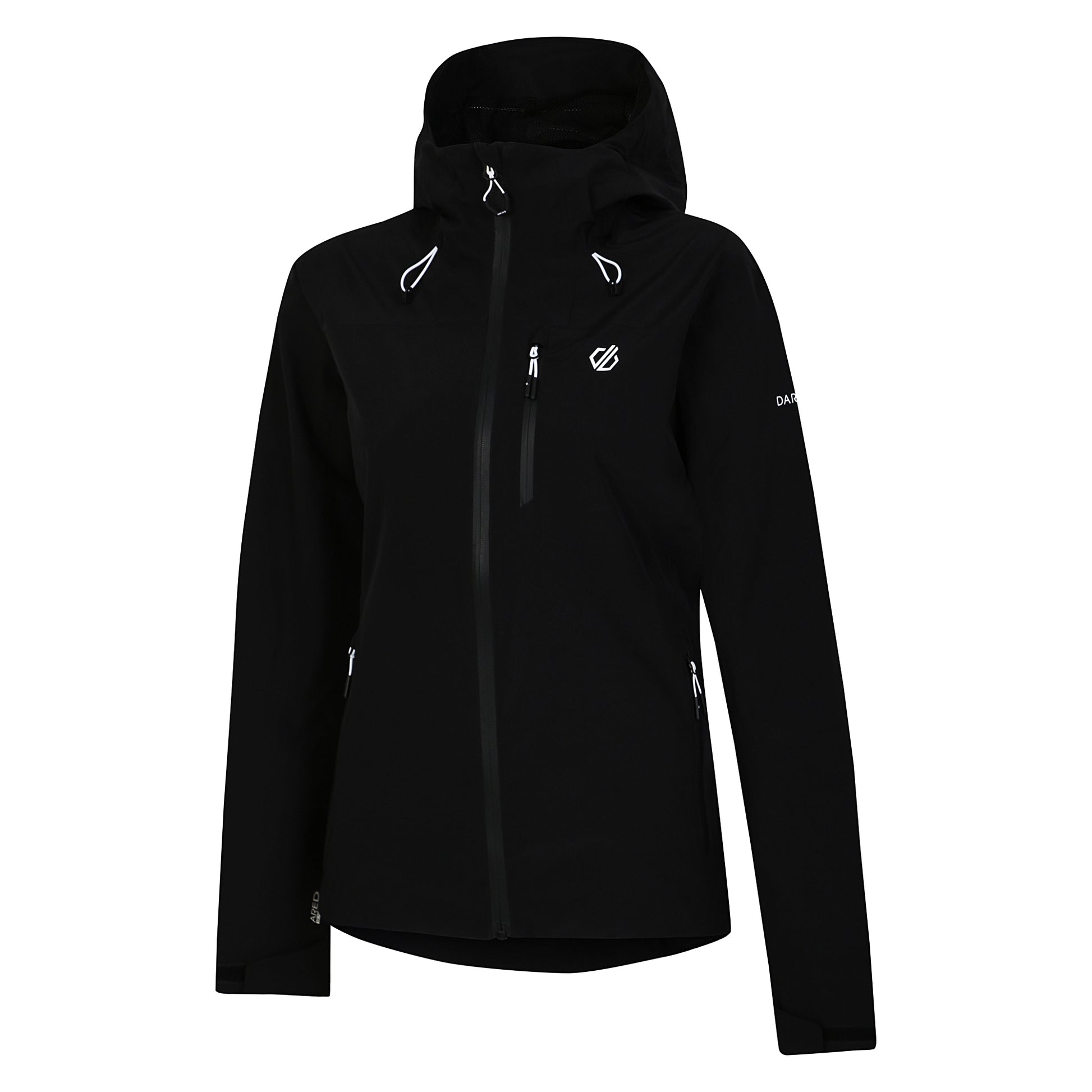 Black - Side - Dare 2B Womens-Ladies Mountain Series Waterproof Jacket