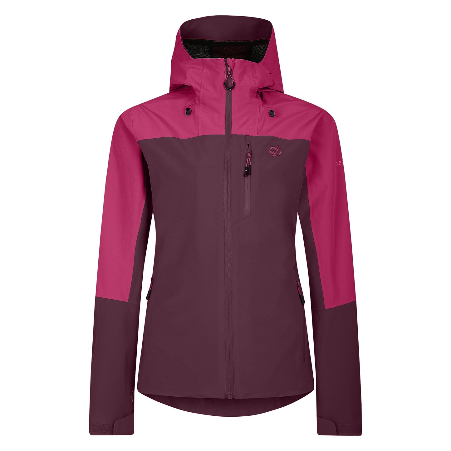 Fig-Berry Pink - Front - Dare 2B Womens-Ladies Mountain Series Waterproof Jacket