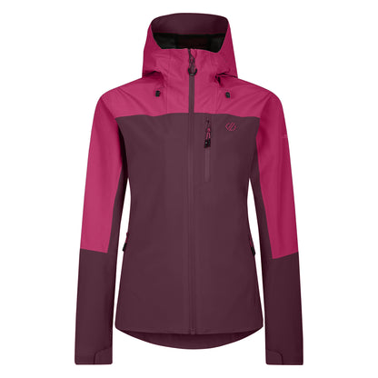 Fig-Berry Pink - Front - Dare 2B Womens-Ladies Mountain Series Waterproof Jacket