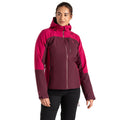 Fig-Berry Pink - Lifestyle - Dare 2B Womens-Ladies Mountain Series Waterproof Jacket
