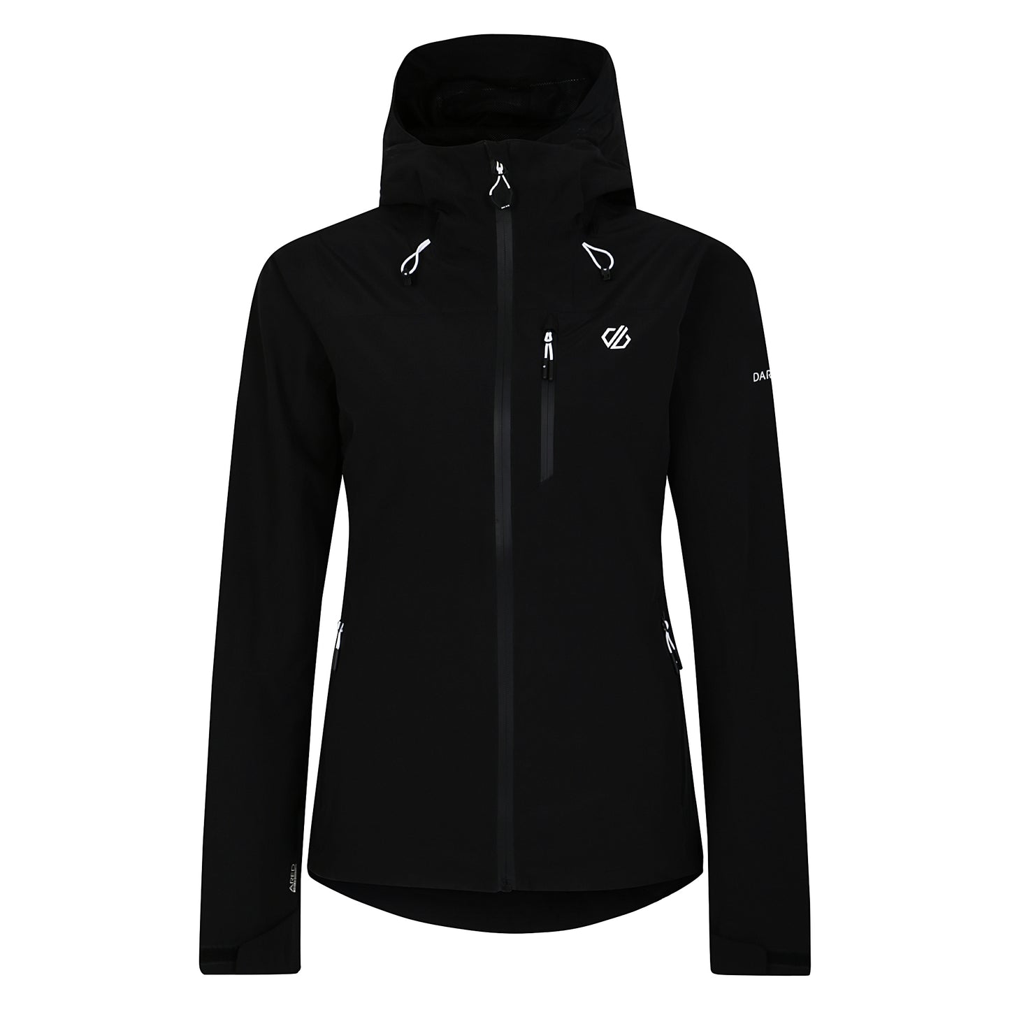 Black - Front - Dare 2B Womens-Ladies Mountain Series Waterproof Jacket