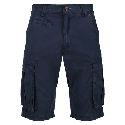 Navy - Front - Regatta Mens Shorebay Cargo Shorts