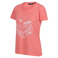 Shell Pink - Side - Regatta Womens-Ladies Filandra VIII Tropical Island T-Shirt