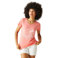 Shell Pink - Lifestyle - Regatta Womens-Ladies Filandra VIII Tropical Island T-Shirt