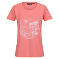 Shell Pink - Front - Regatta Womens-Ladies Filandra VIII Tropical Island T-Shirt