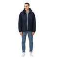 Navy - Pack Shot - Regatta Mens Honestly Made 3 in 1 Waterproof Jacket