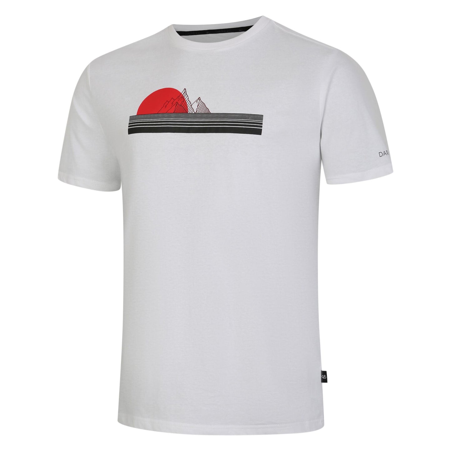 White - Side - Dare 2B Mens Movement II Sunset T-Shirt