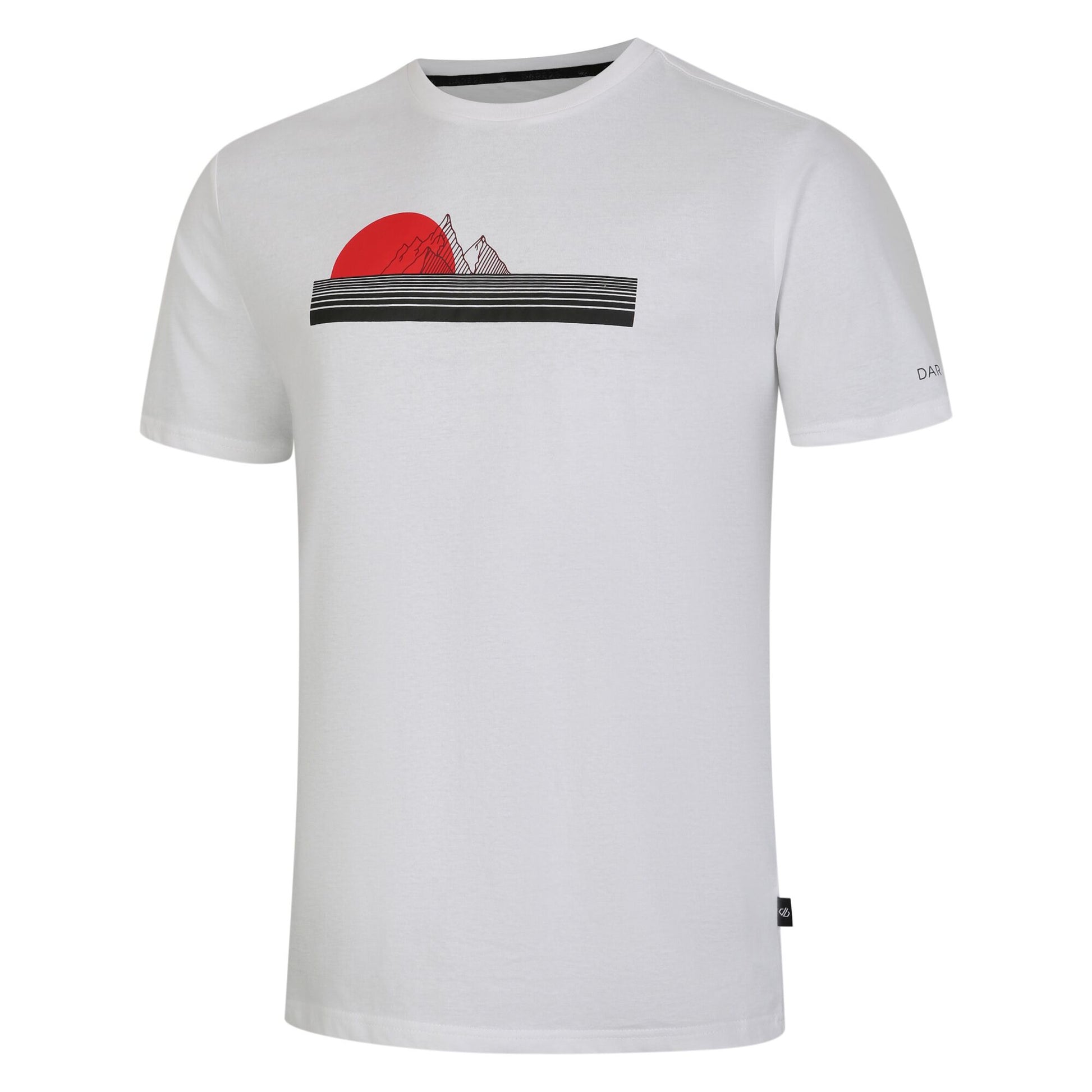 White - Side - Dare 2B Mens Movement II Sunset T-Shirt