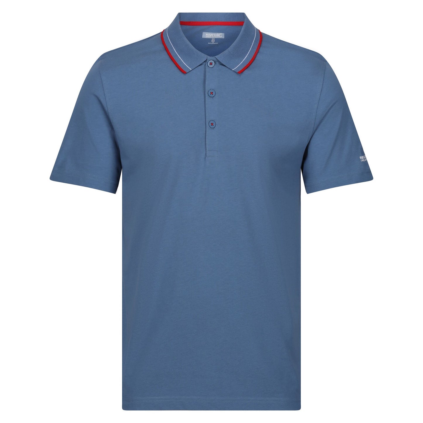 Coronet Blue - Front - Regatta Mens Forley Polo Shirt