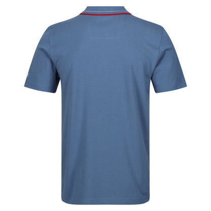 Coronet Blue - Back - Regatta Mens Forley Polo Shirt