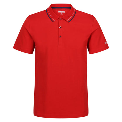 Danger Red - Front - Regatta Mens Forley Polo Shirt