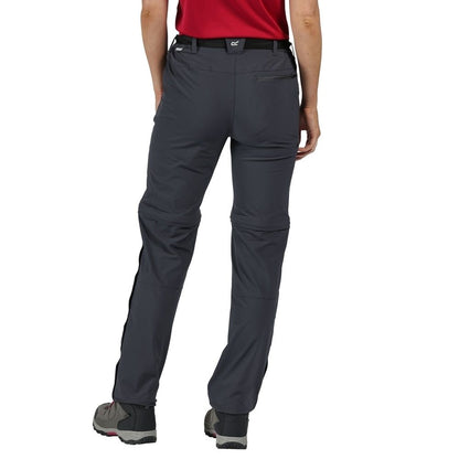 Seal Grey - Lifestyle - Regatta Womens-Ladies Xert III Zip-Off Trousers