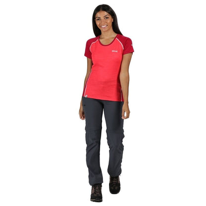 Seal Grey - Pack Shot - Regatta Womens-Ladies Xert III Zip-Off Trousers